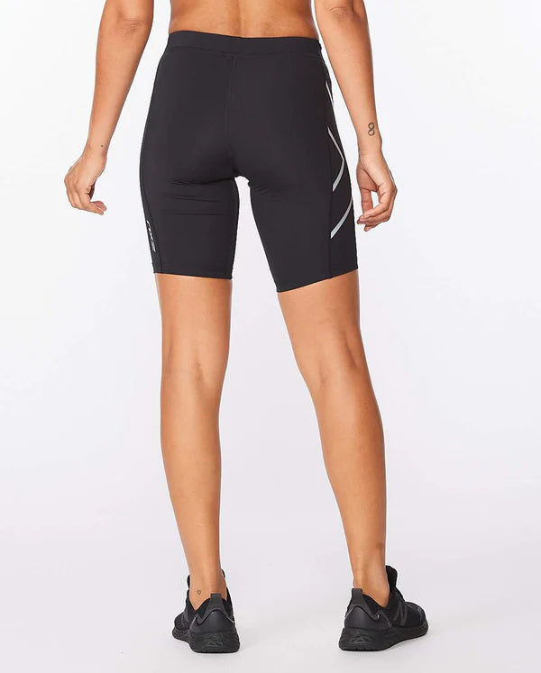 2XU Core Compression Short, Damen, Black/Silver