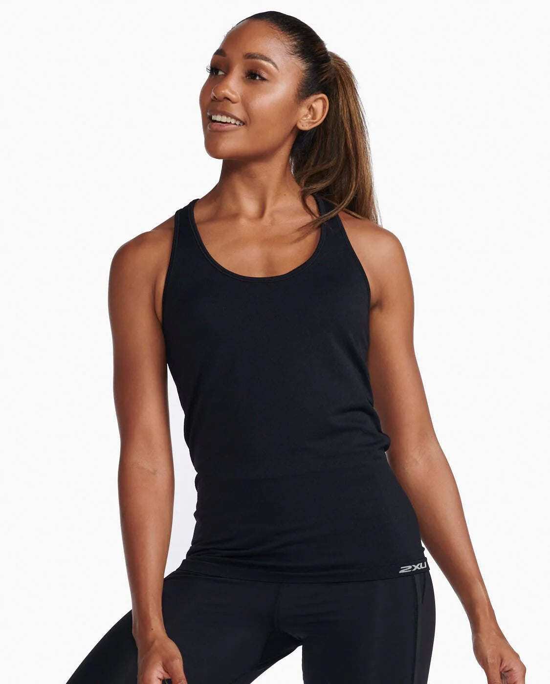 2XU Motion Tech Singlet, Damen, schwarz