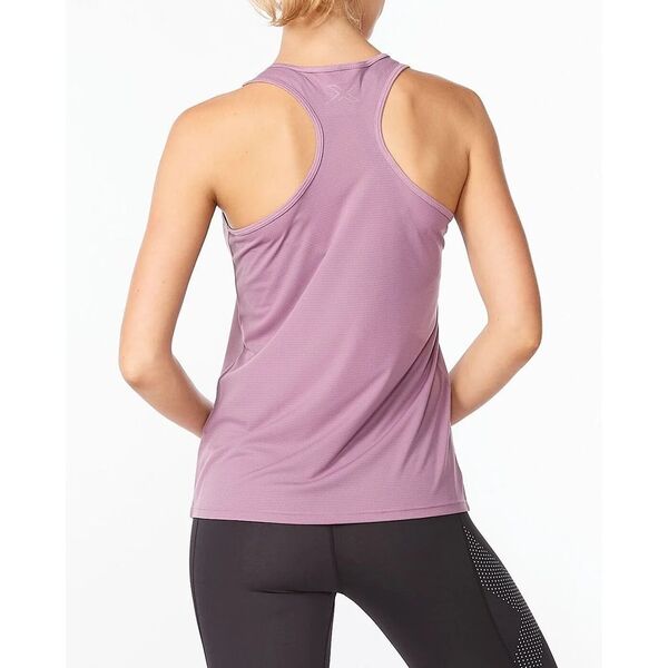 2XU Aero Singlet, Damen, Orchide Mist/Orchide Reflective