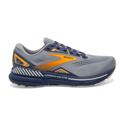 Brooks Adrenaline GTS 23, Herren, Grey/Crown Blue/Orange