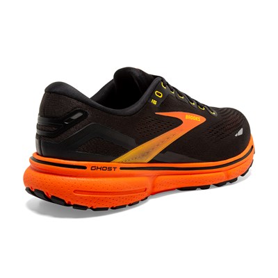 Brooks Ghost 15, Herren, Black/Yellow/Red