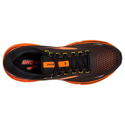 Brooks Ghost 15, Herren, Black/Yellow/Red