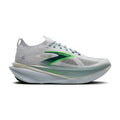 Brooks Hyperion Max 3, Laufschuhe, Herren, White/Gray Mist/Green