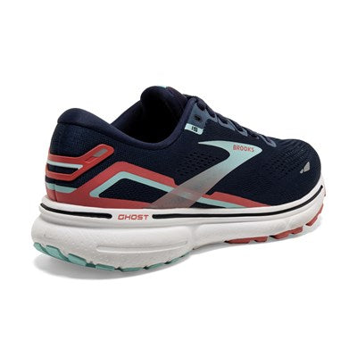 Brooks Ghost 15, Damen, Peacoat/Canal Blue/Rose