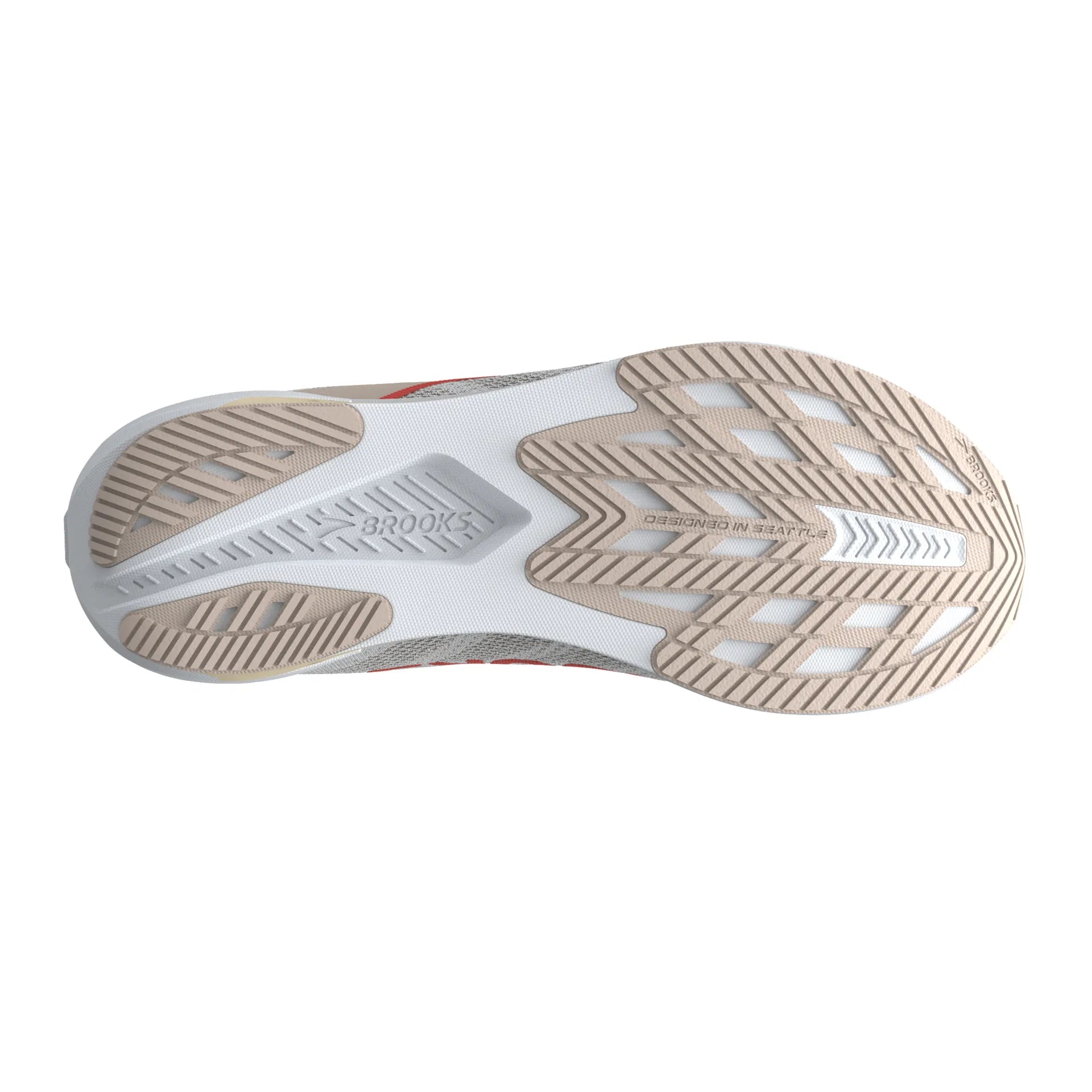 Brooks Hyperion 2, Laufschuh, Damen, White/Peach/Coral