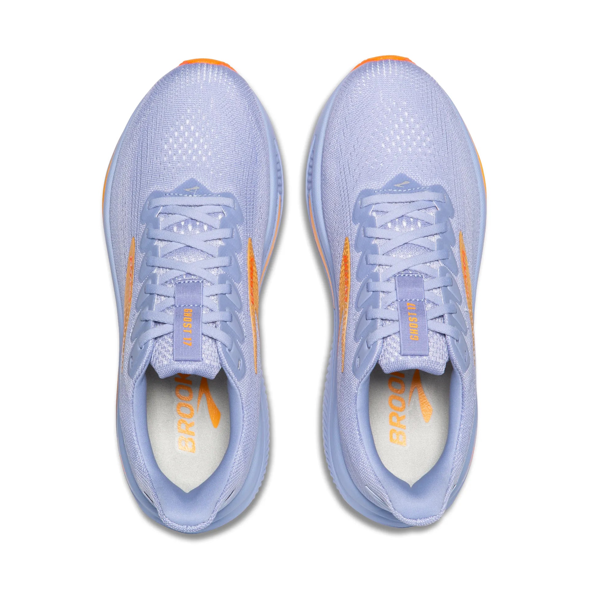 Brooks Ghost 17, Laufschuh, Damen, Blue Heron/White/Orange