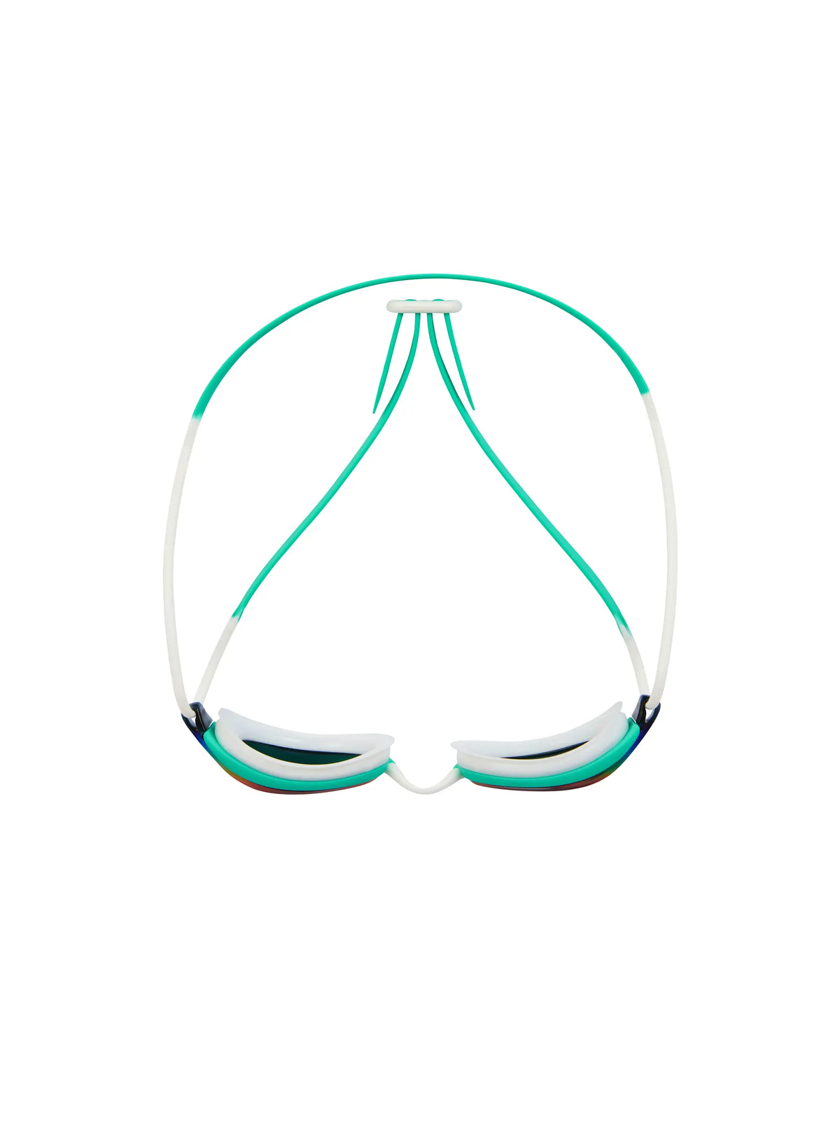 Zoggs Fusion Air Titanium, Türkis/White/Mirrored Green