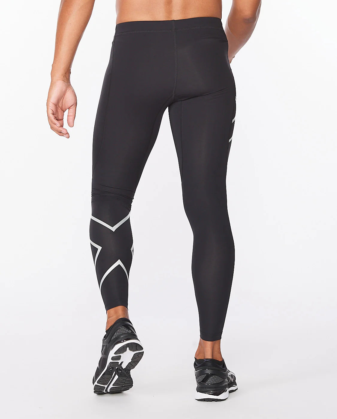 2XU Core Compression Tight, Herren, schwarz/silber