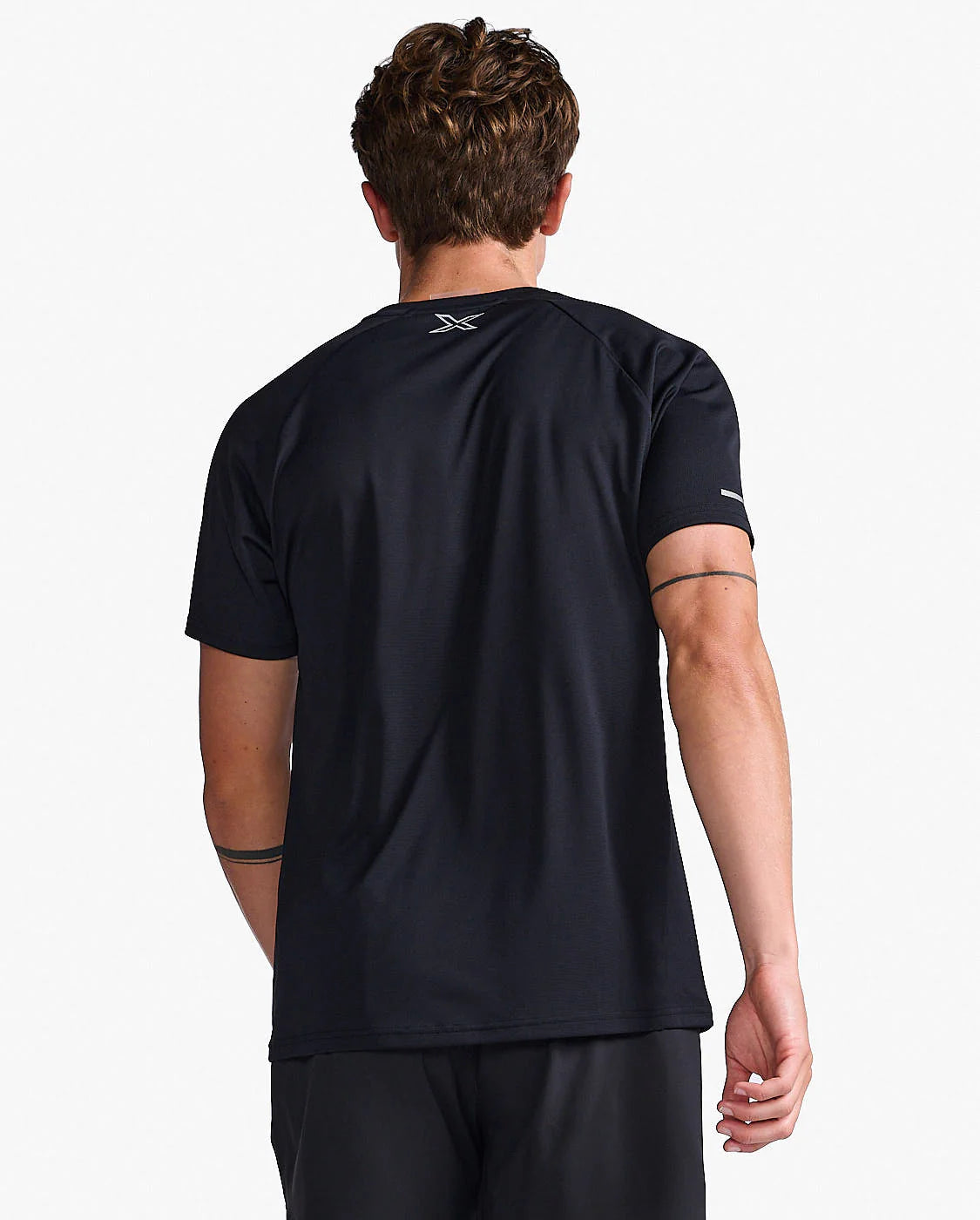 2XU Aero Tee, Laufshirt, Herren, Black/Silver Reflective