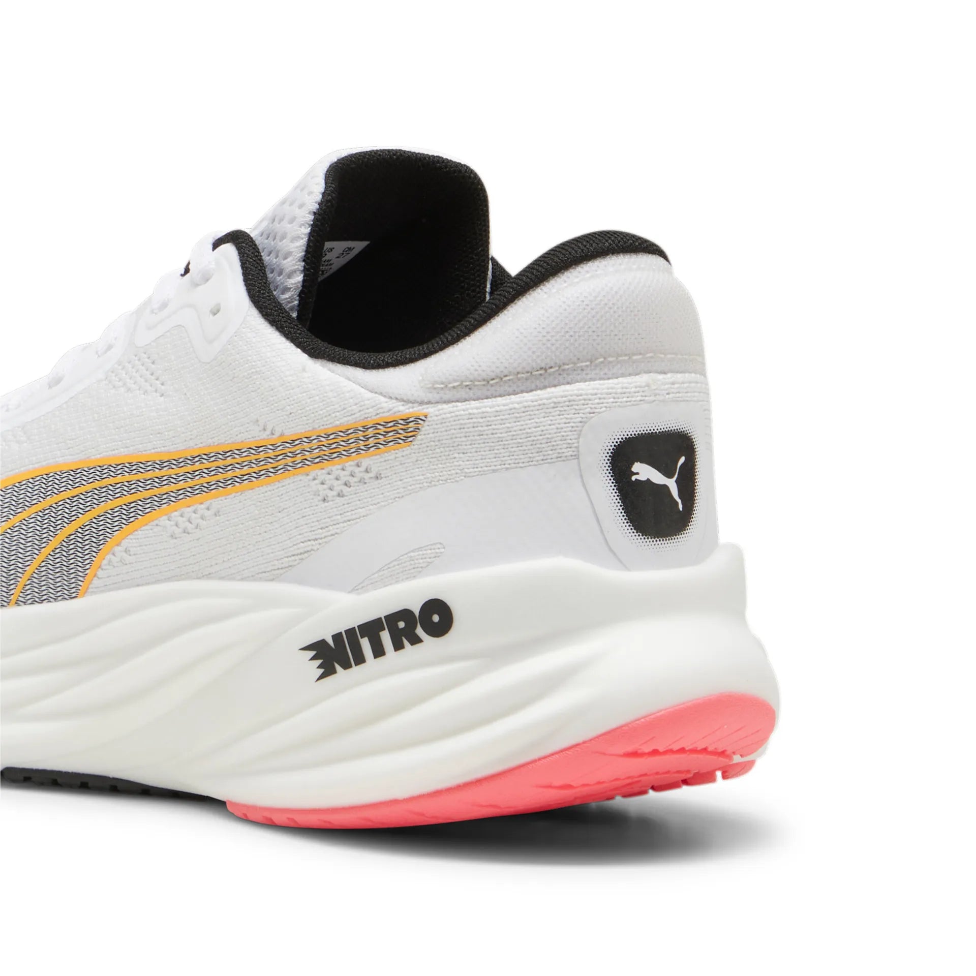 Puma Magnify NITRO 2, Laufschuhe, Herren, PUMA White-Sun Stream-Sunset Glow