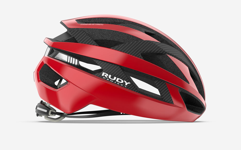 RUDY Project Rebel, Radhelm, Carbon Red Comet Shiny