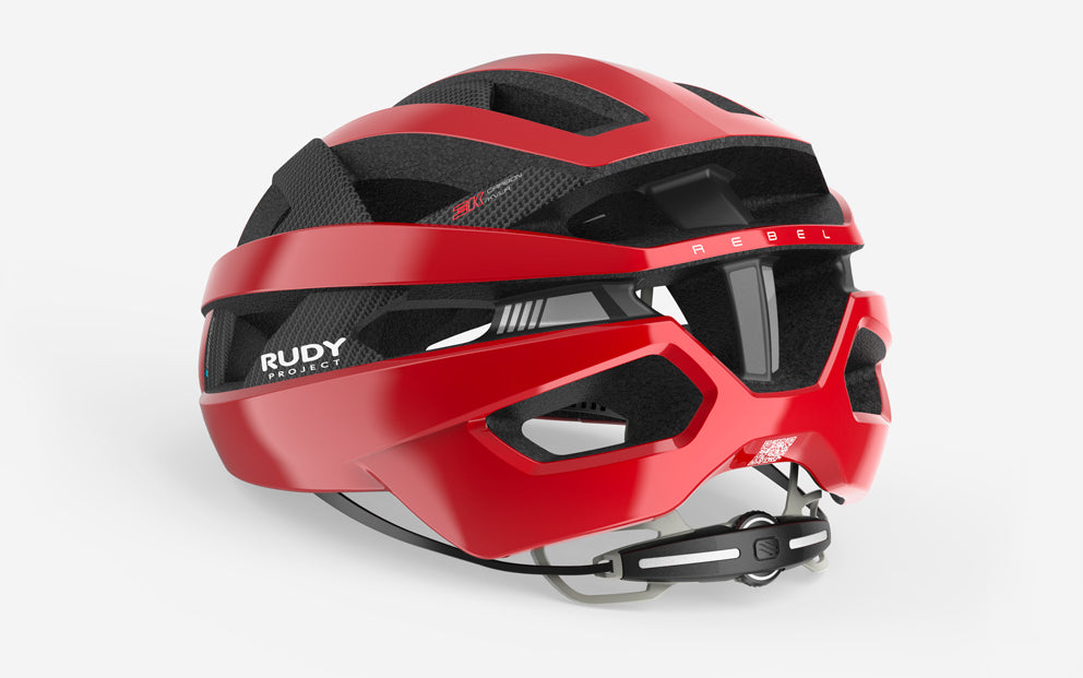 RUDY Project Rebel, Radhelm, Carbon Red Comet Shiny