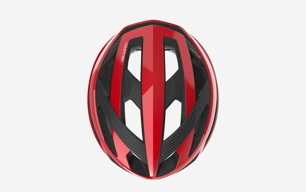 RUDY Project Rebel, Radhelm, Carbon Red Comet Shiny