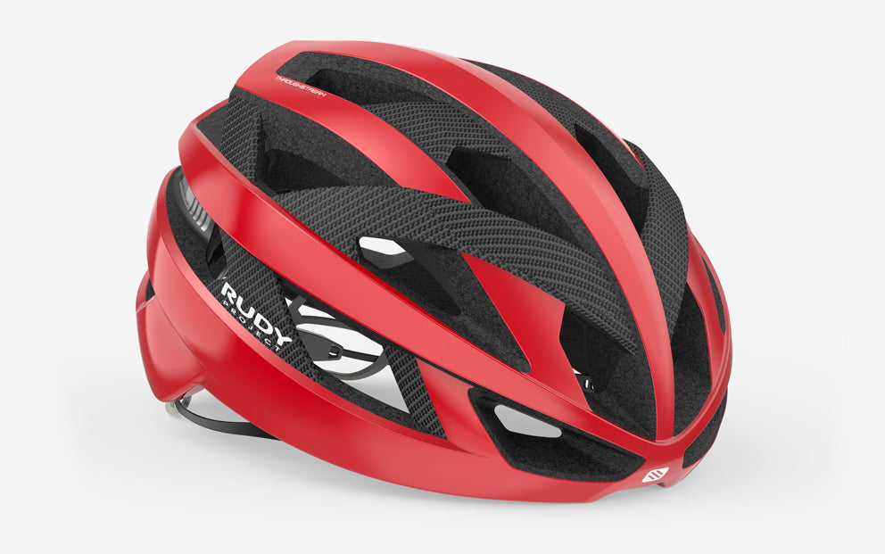 RUDY Project Rebel, Radhelm, Carbon Red Comet Shiny