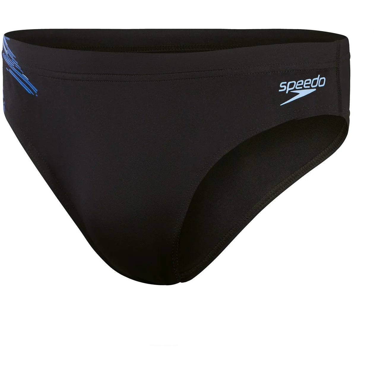 Speedo Badehose mit Tech-Einsätzen, Herren, schwarz/blau