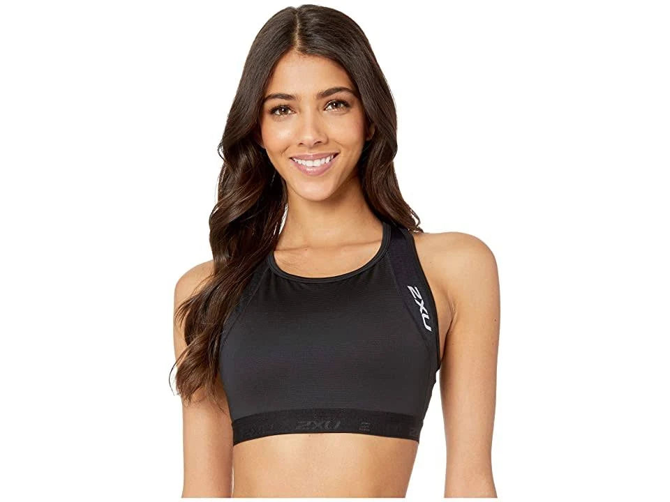 2XU Perform Tri Crop, Damen, Black/Black