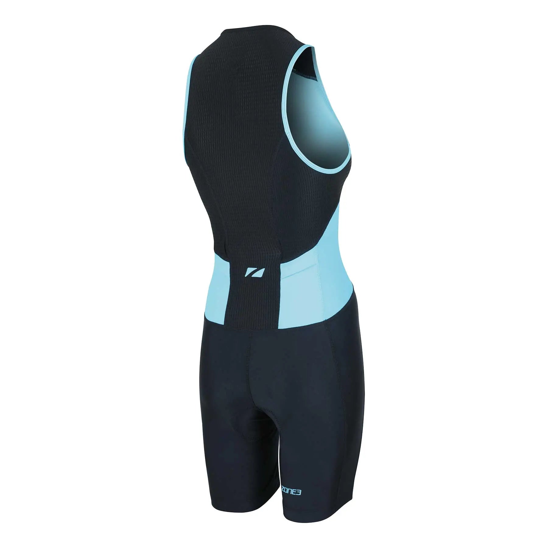 Zone3 Activate Trisuit, Damen, schwarz/blau, ärmellos