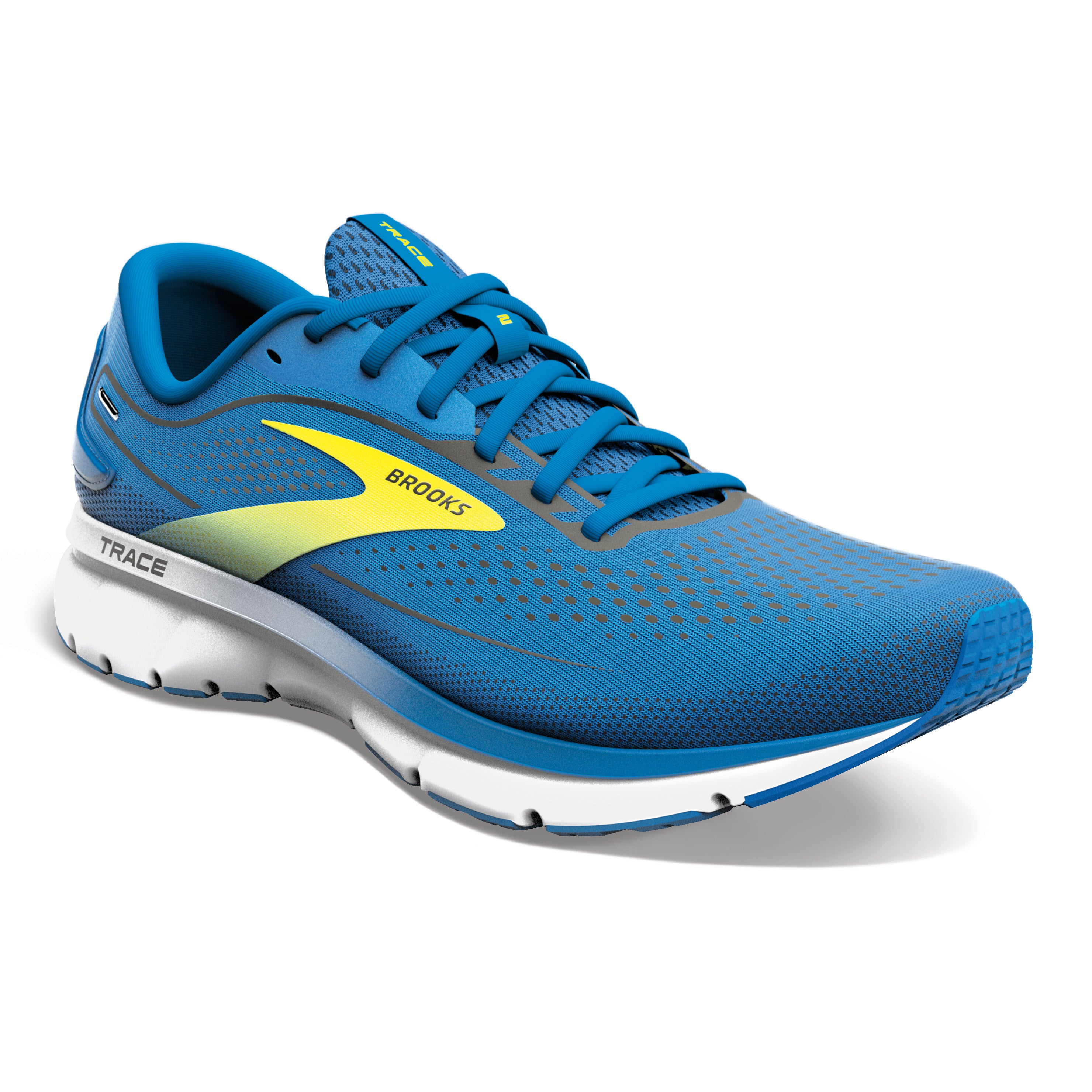 Brooks Trace 2, Men, Blue/Nightlife/White, blue/yellow 