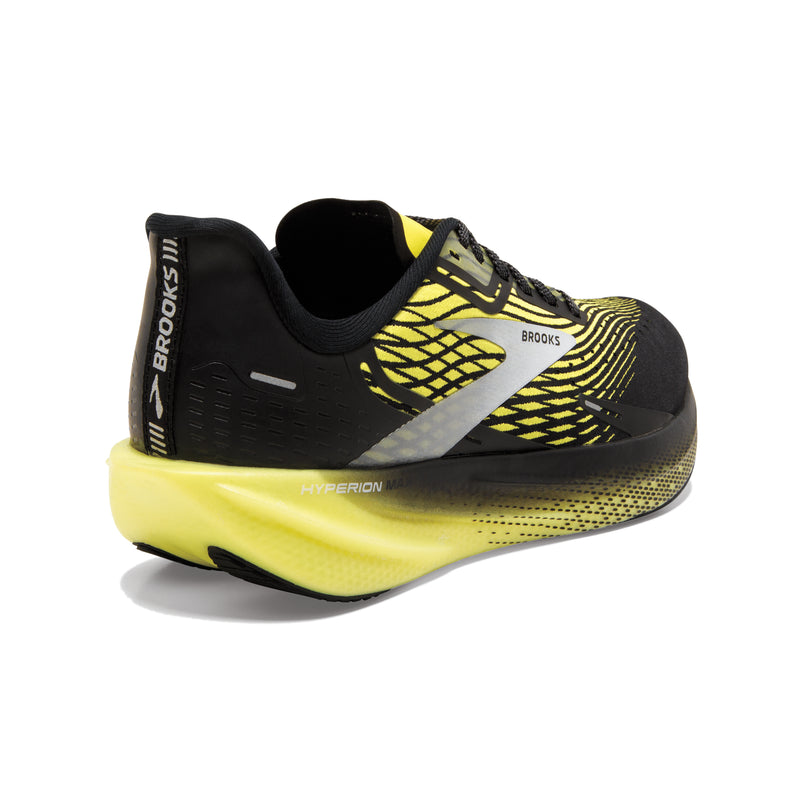 Brooks Hyperion Max, Herren, Black/Blazing Yellow/White schwarz/gelb/weiß