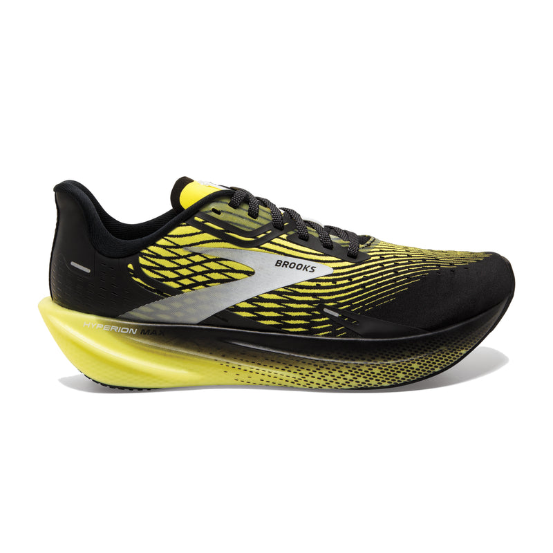 Brooks Hyperion Max, Herren, Black/Blazing Yellow/White schwarz/gelb/weiß