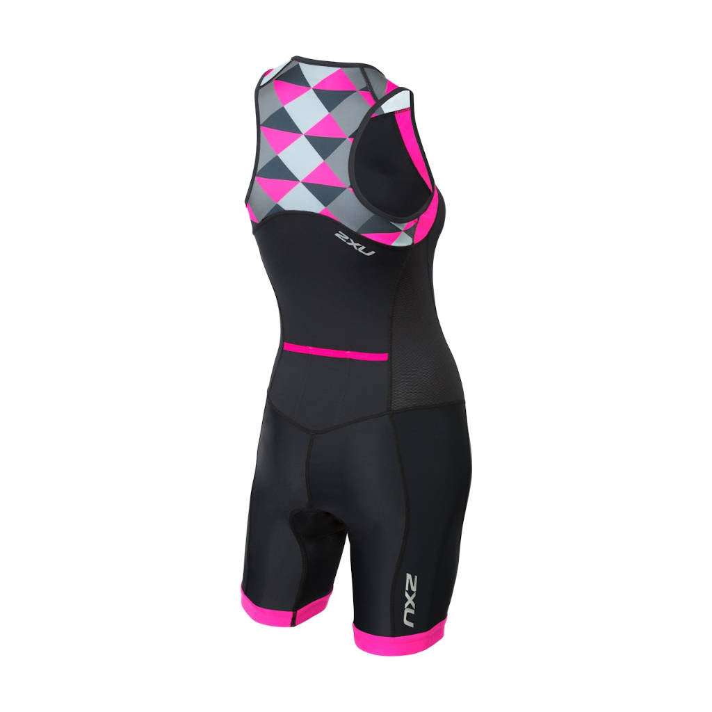 2XU Active TriSuit, women, black/pink