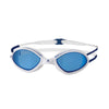 Zoggs Tiger, White/Blue/Tint Blue Lens