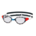Zoggs Predator, Schwimmbrille, Clear/Grey/Clear