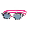 Zoggs Predator, Schwimmbrille, Pink/White/Tint Smoke