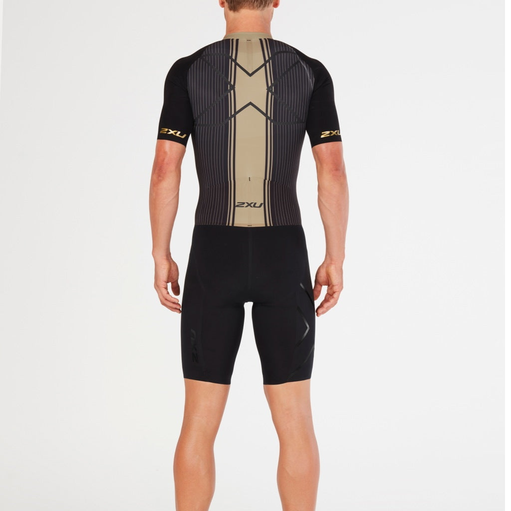 2XU Project X, trisuit, men, black/gold 