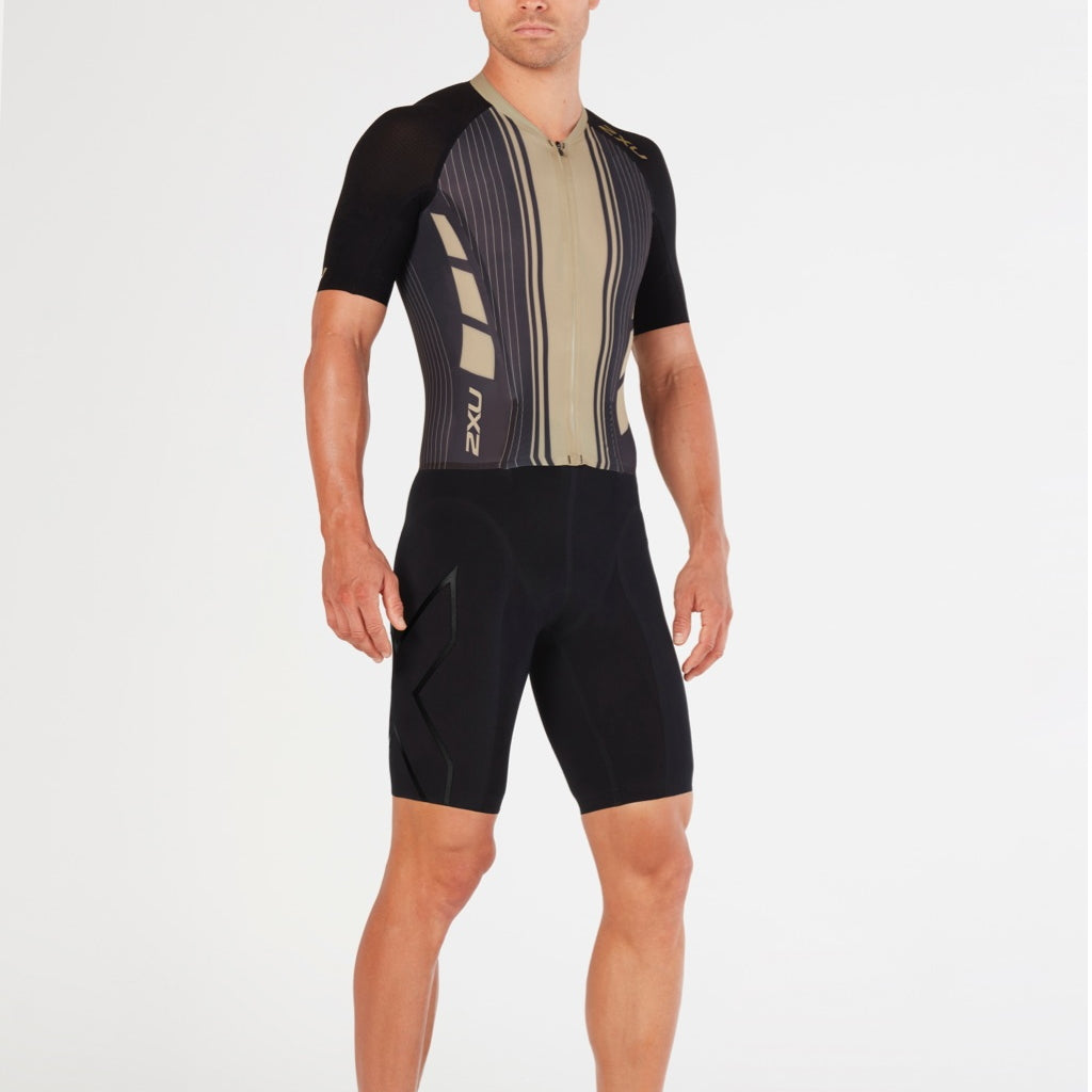 2XU Project X, trisuit, men, black/gold 