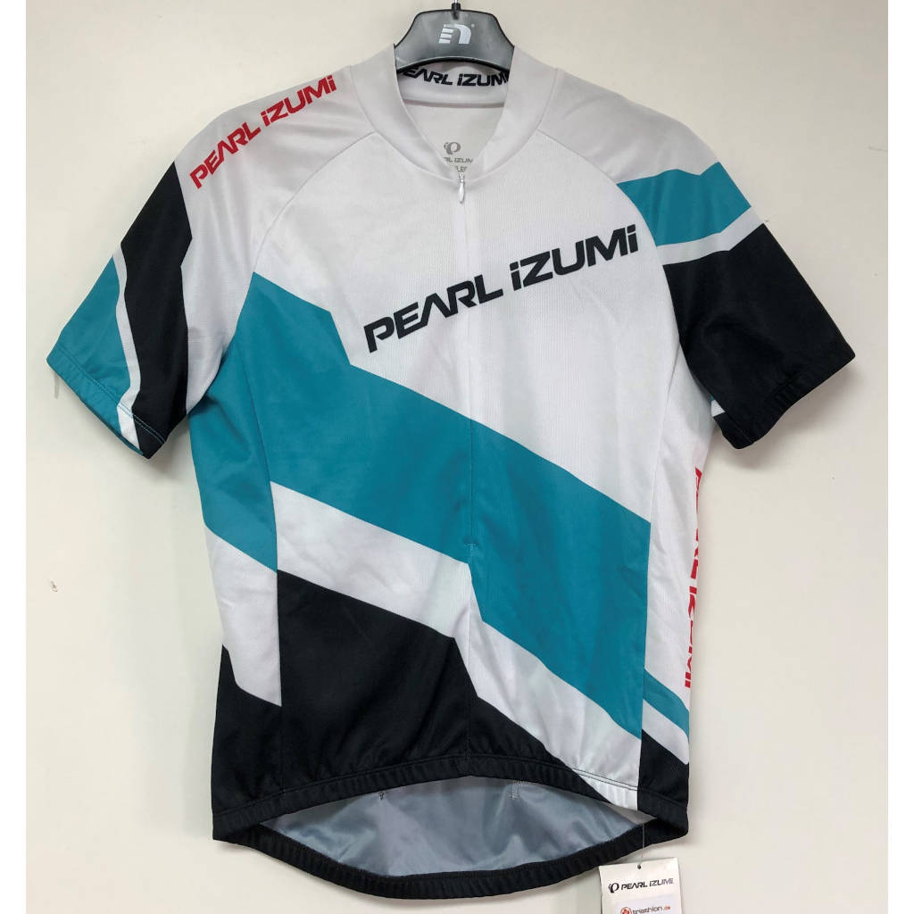 Pearl Izumi Select LTD Jersey, Herren, Radtrikot, weiß/türkis/schwarz