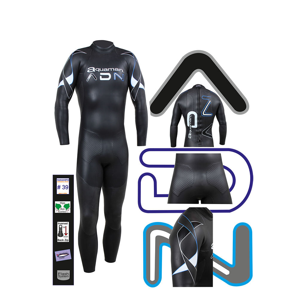 Tester Aquaman ADN Wetsuit, Neoprenanzug, Damen