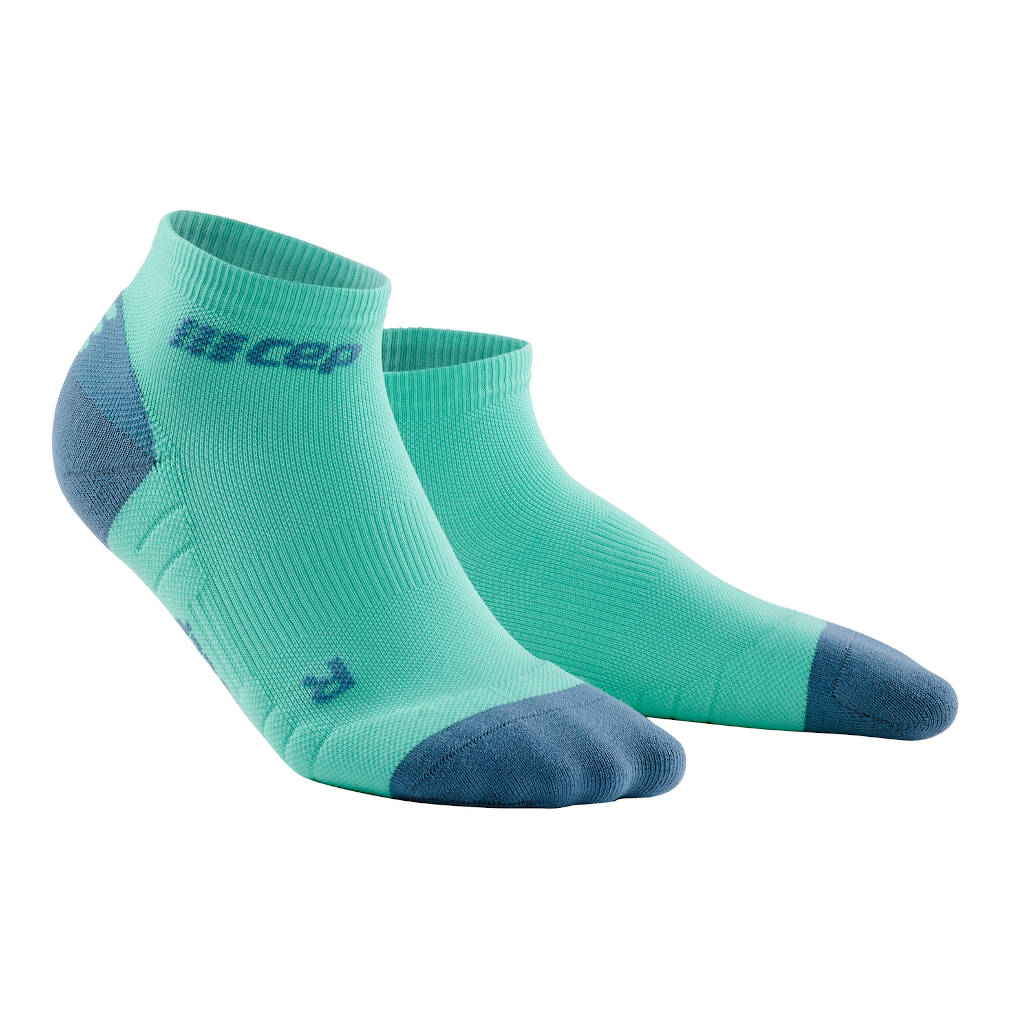 CEP Low Cut Socks 3.0, men, mint/grey, light blue/grey