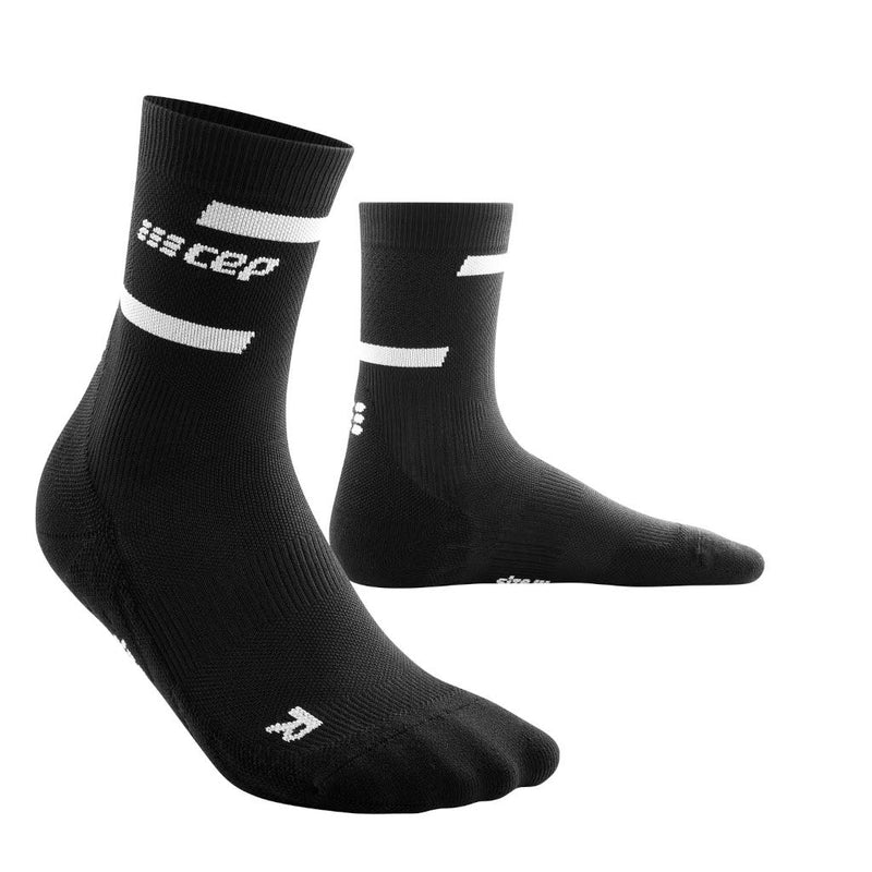 CEP The Run Compression Socks - Mid Cut, Damen, black, schwarz