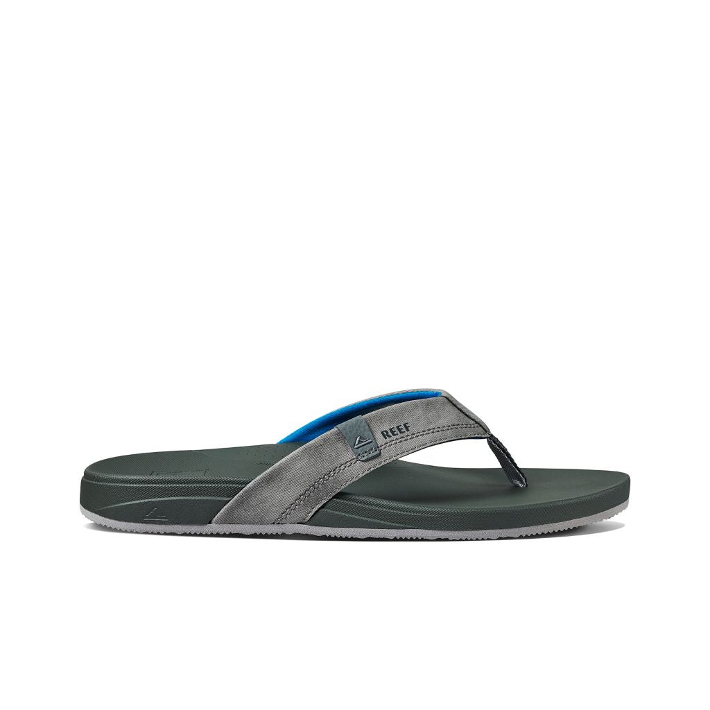 REEF Sandal Men's Cushion Spring, grey/blue, grey/blue, flip-flop